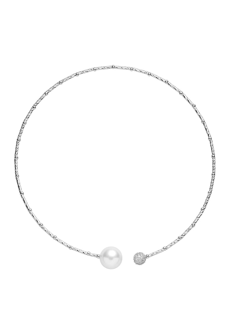 Bratara cu zirconia si perla sintetica