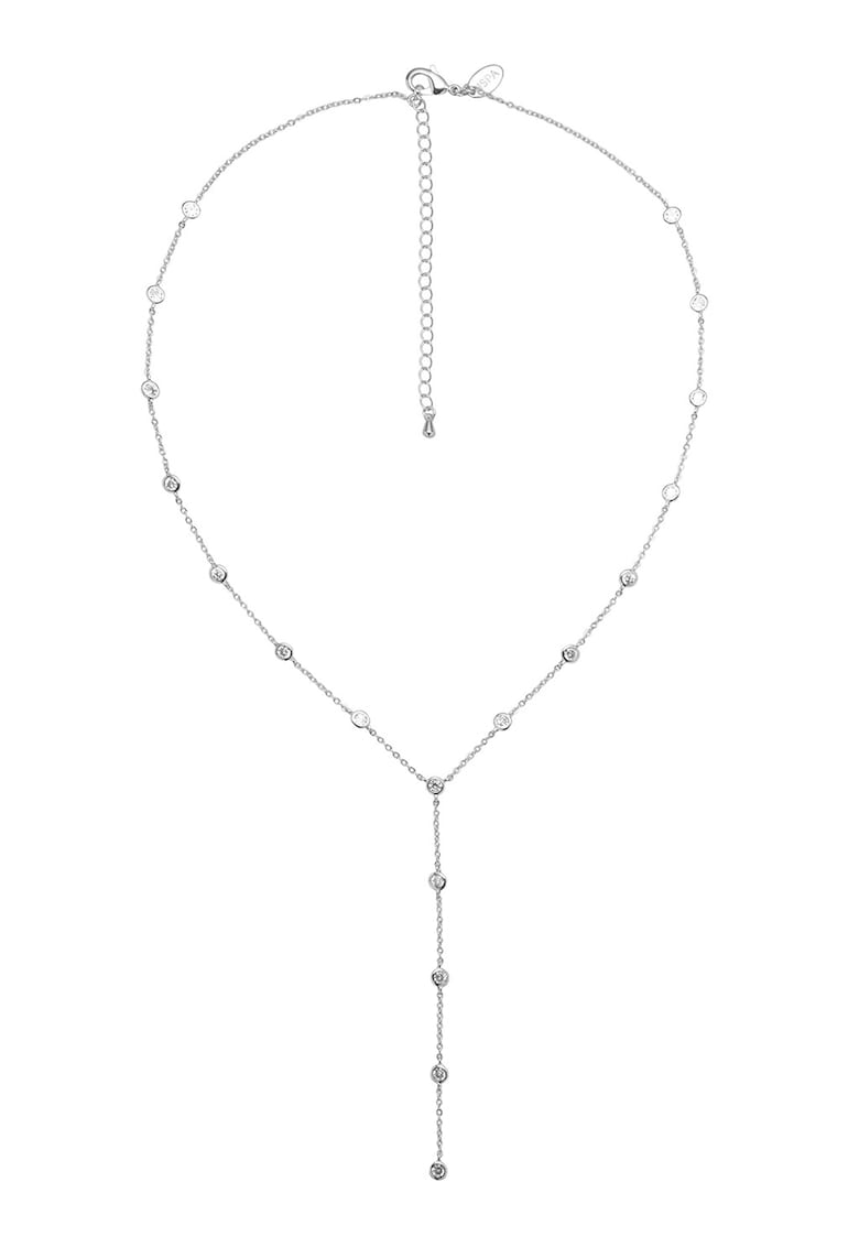 Colier cu cristale - Argintiu