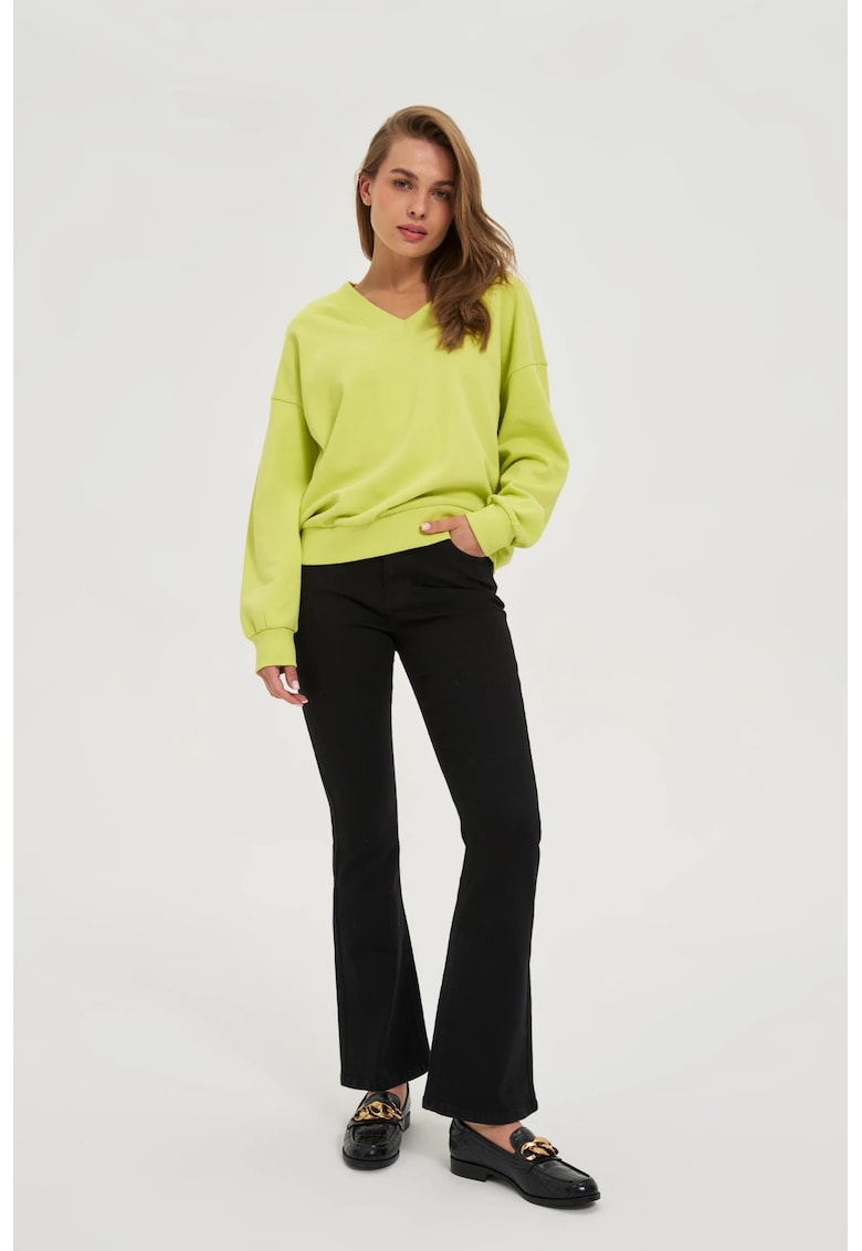 Jeansuri evazate negre - Negru