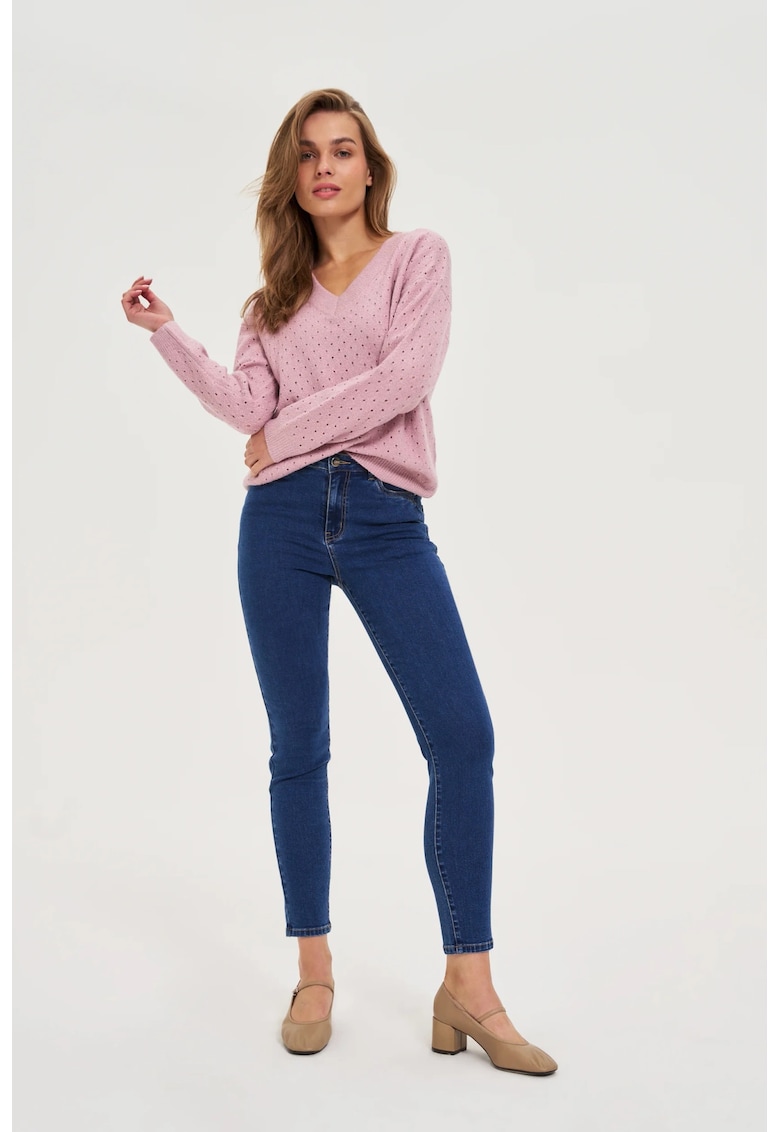 Blugi skinny bleumarin - Bleumarin
