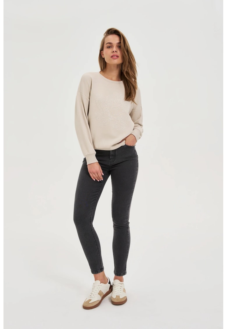 Jeansuri skinny grafit - Gri grafit