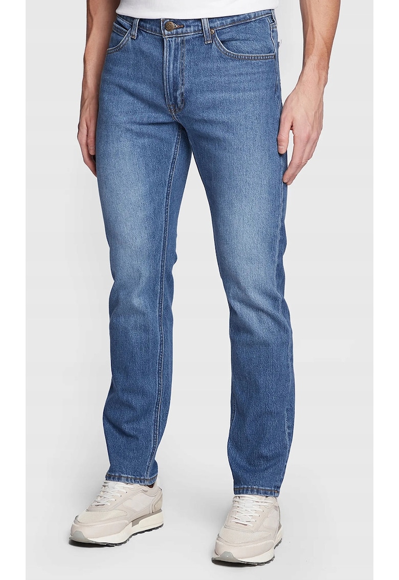 Lee Blugi Daren ZIP FLY - bumbac/elastan - albastru - Albastru