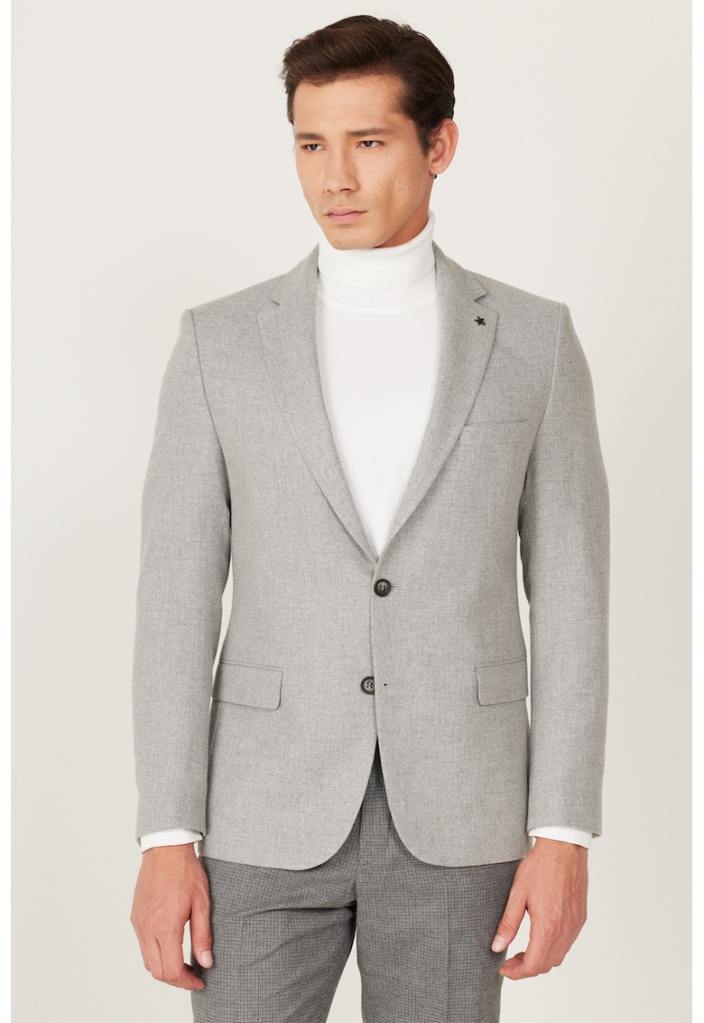 Sacou uni din amestec de lana