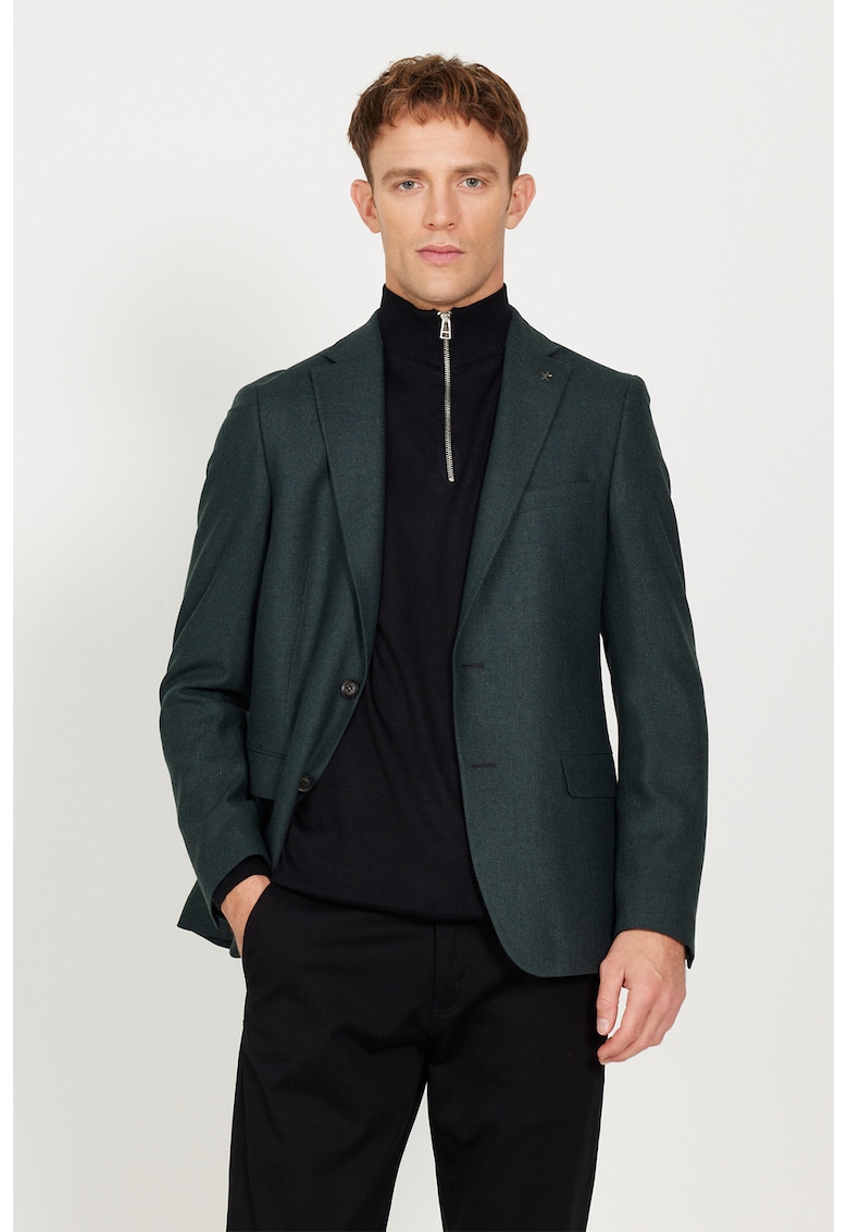 Sacou uni din amestec de lana