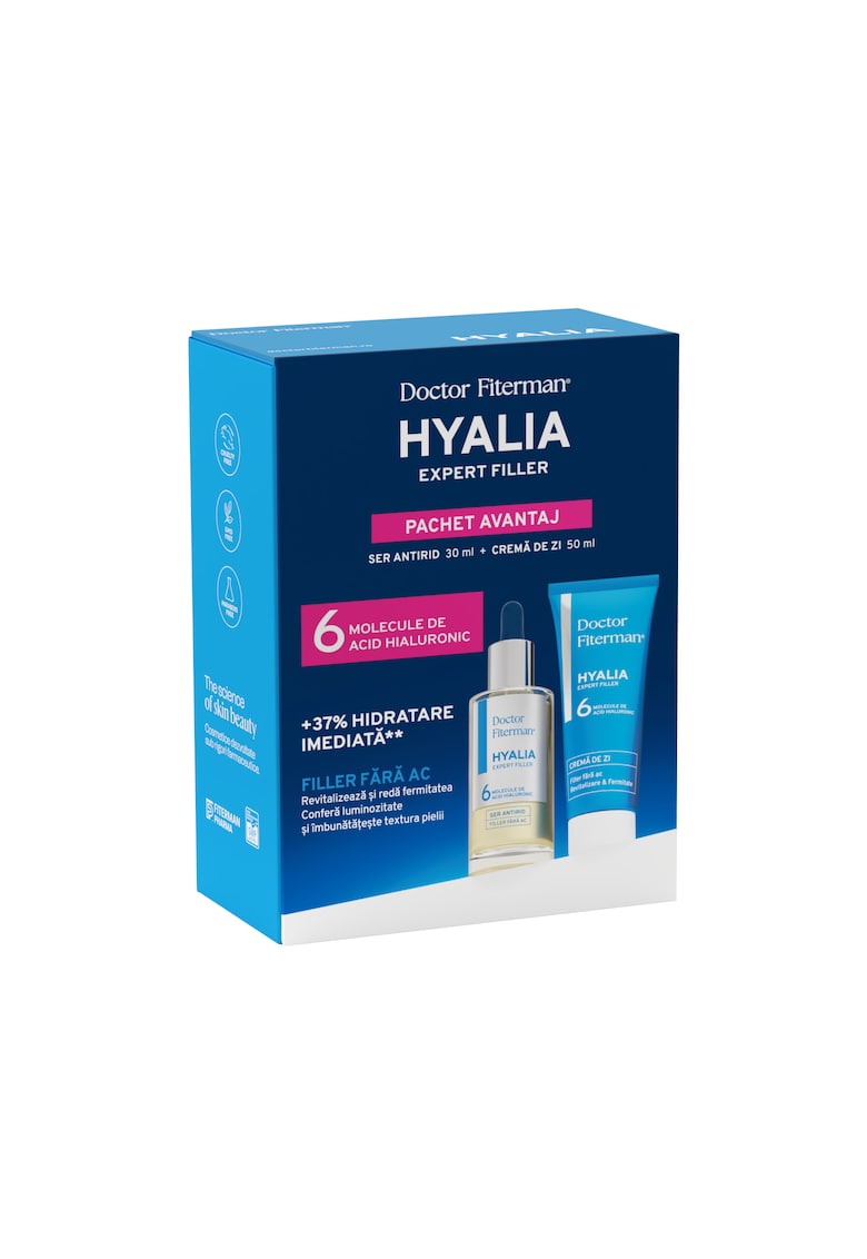 Pachet Hyalia Ser 30 ml + Crema de zi 50 ml