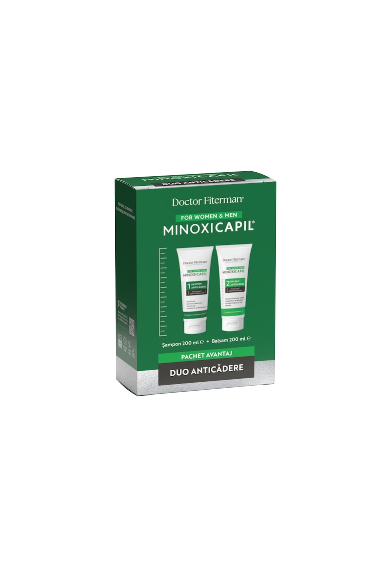 Pachet Minoxicapil Anticadere: Sampon - 200 ml + Balsam de par - 200 ml