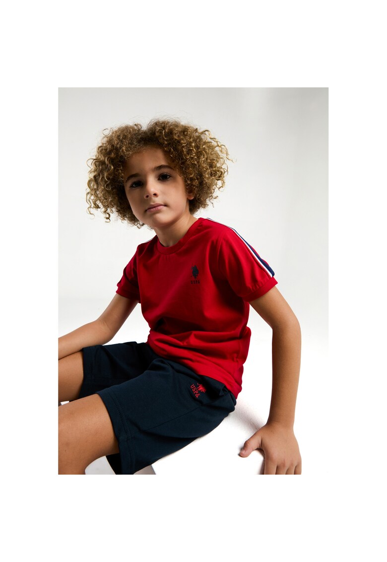 Set de bluza si pantaloni de trening - Rosu - Set de bluza si pantaloni de trening - Rosu -