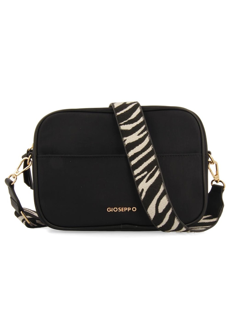 Gioseppo Geanta crossbody cu logo - Negru/Bej