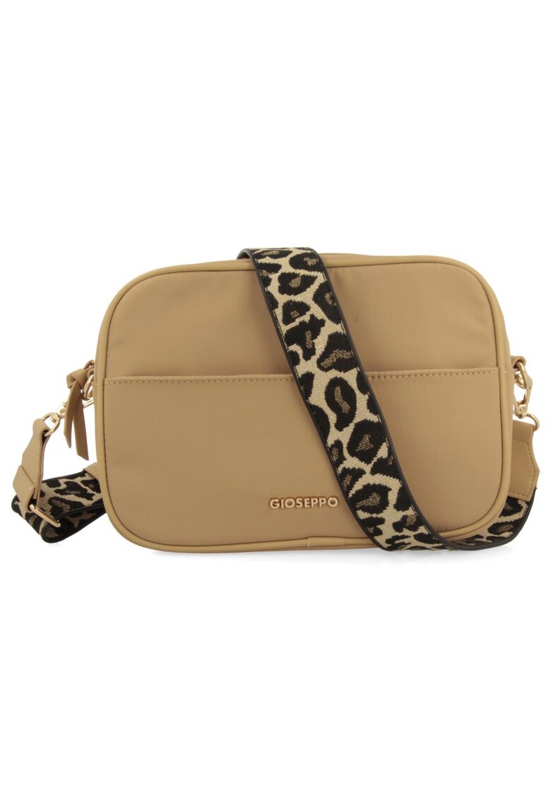 Geanta crossbody cu logo - Negru/Maro