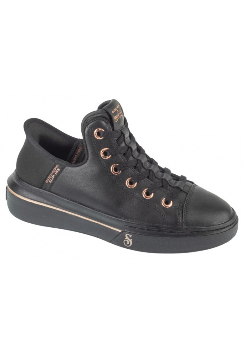 Tenisi dama - Snoop One - piele naturala - negru -