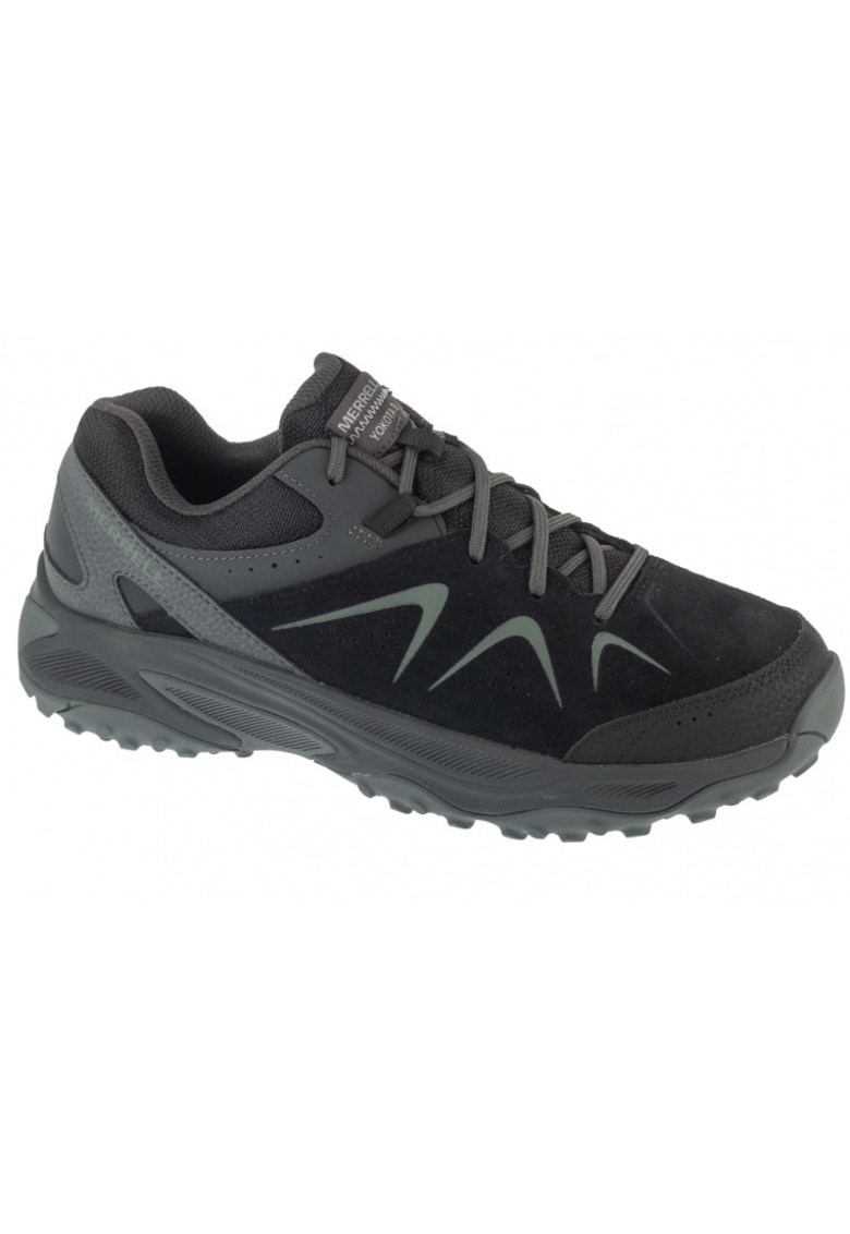 Pantofi sport barbati - Yokota 3 - piele de caprioara - negru