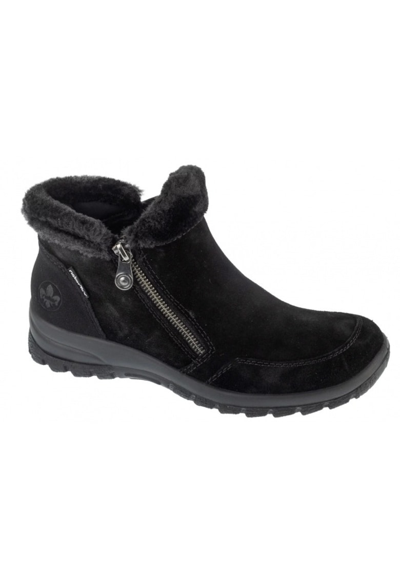 Ghete dama model L7188-00 - negru - piele