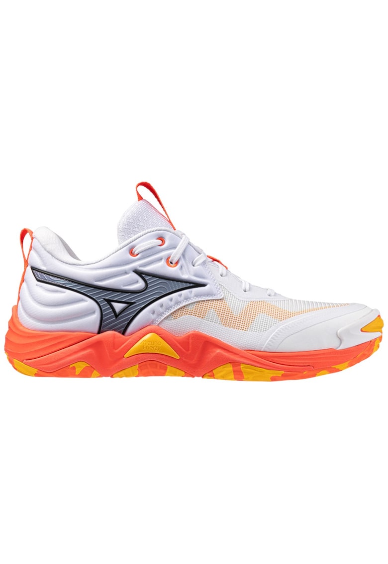 Pantofi volei Wave Momentum Elite FW 2025-Alb/Corai-