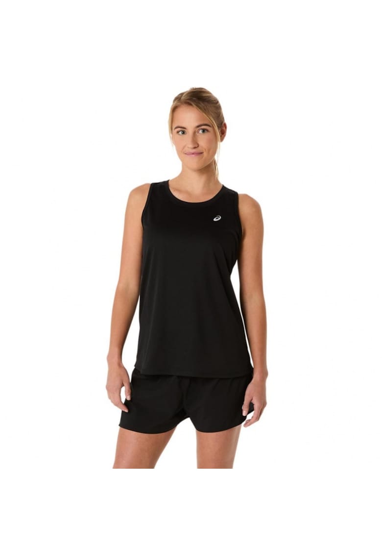 Maiou sport dama - Core Tank - negru - fabricat din material respirabil