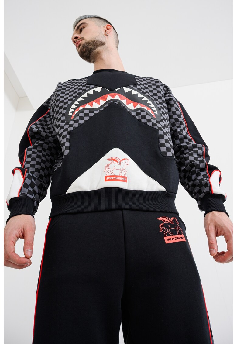 Bluza de trening cu imprimeu Triple Decker