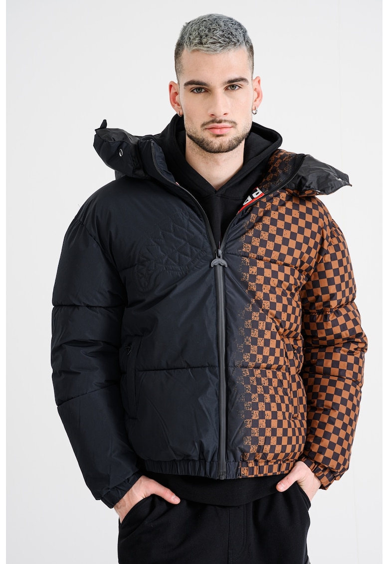 Jacheta bufanta cu gluga