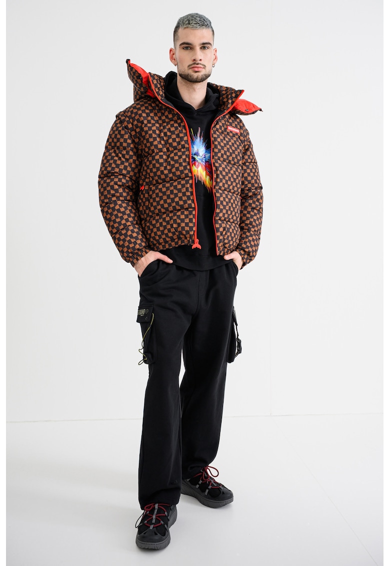 Jacheta cu vatelina - maneci detasabile si gluga