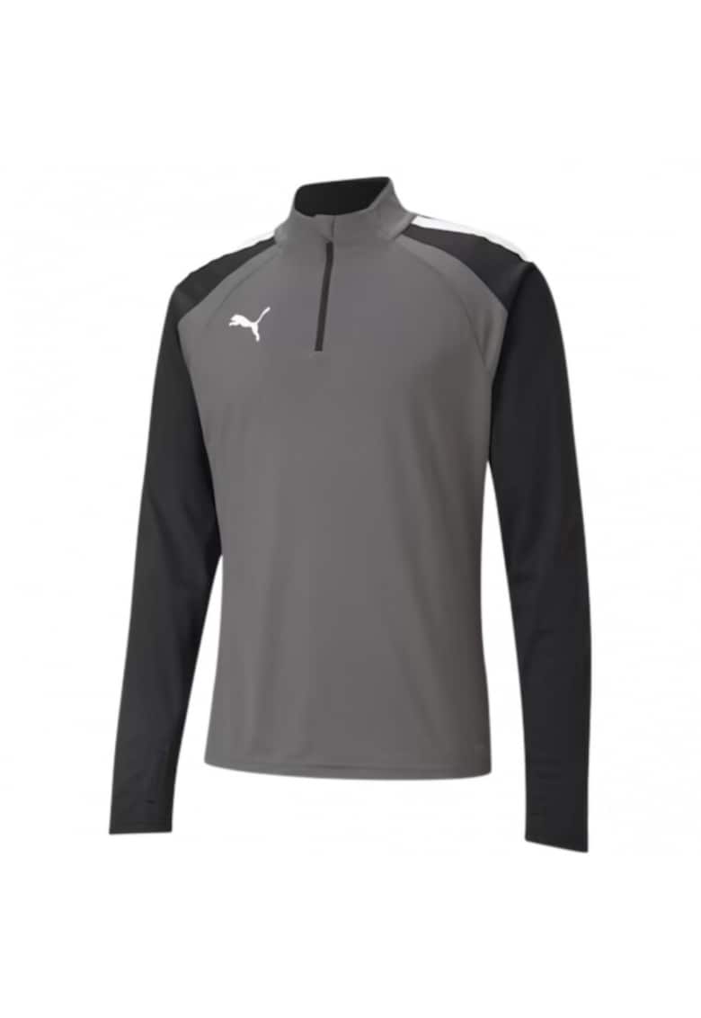 Bluza sport barbati - Teamliga 657236 13 - cu fermoar 1/2 - gri/negru