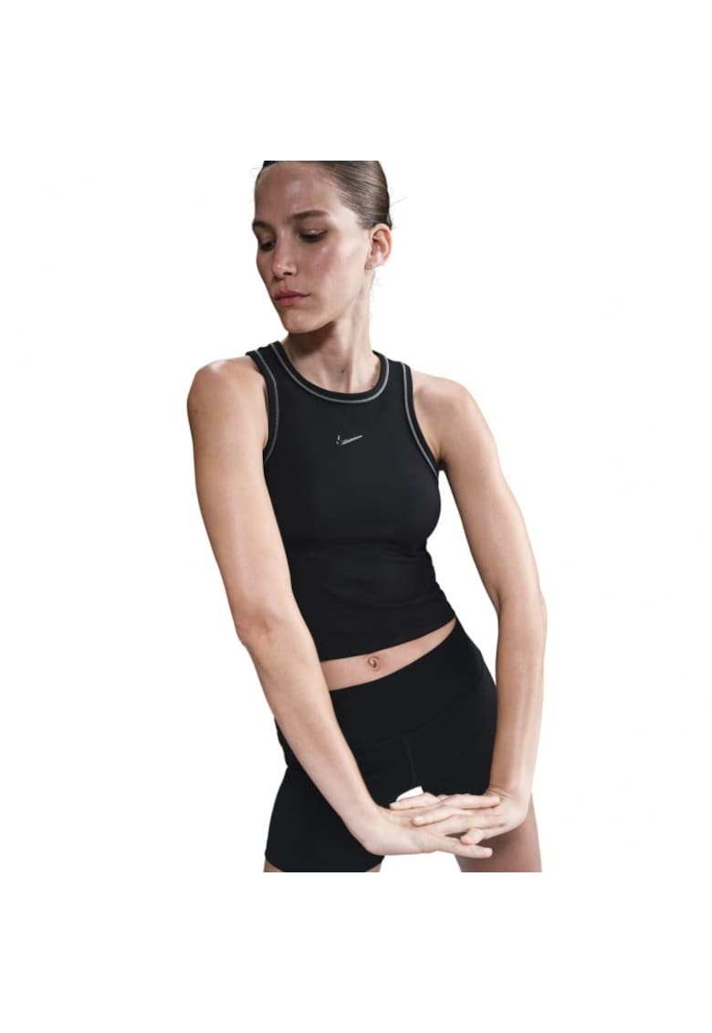 Maiou de antrenament - Dri-fit One Fit Crop - negru - fara maneci