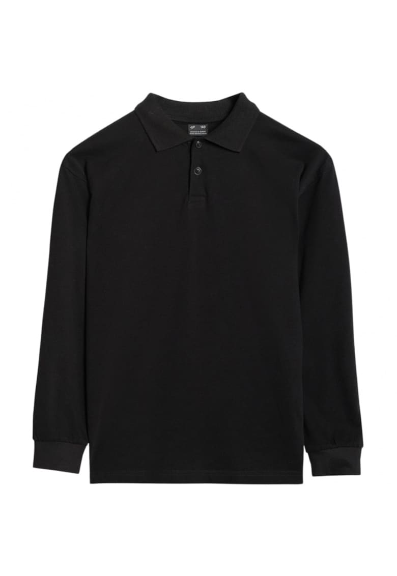 Tricou copii maneca lunga - negru - lifestyle