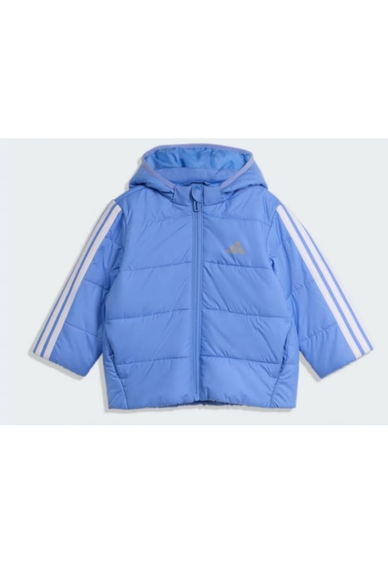 Geaca sport copii - Essentials 3-stripes - albastru - sintetic