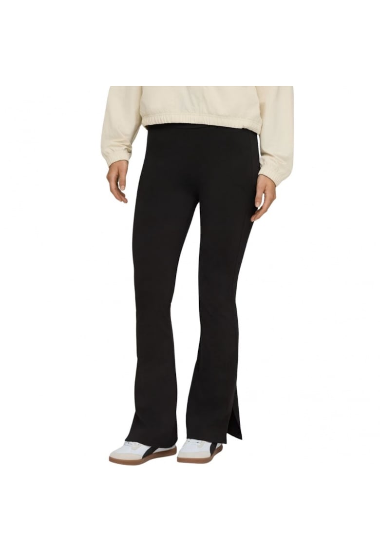 Pantaloni sport evazati dama negru