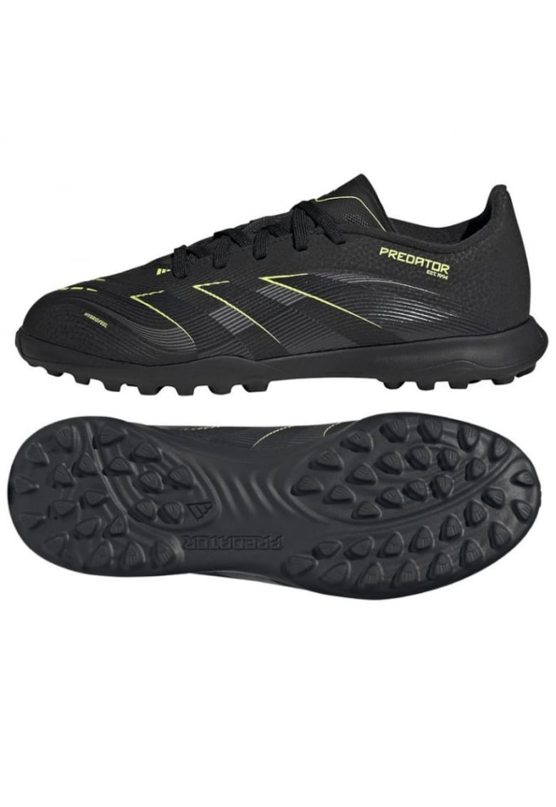 Ghete de fotbal - Predator - cu crampoane - negru -