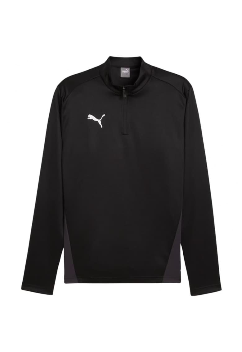 Bluza sport pentru barbati - Teamgoal 658629 03 - negru - cu fermoar 1/2