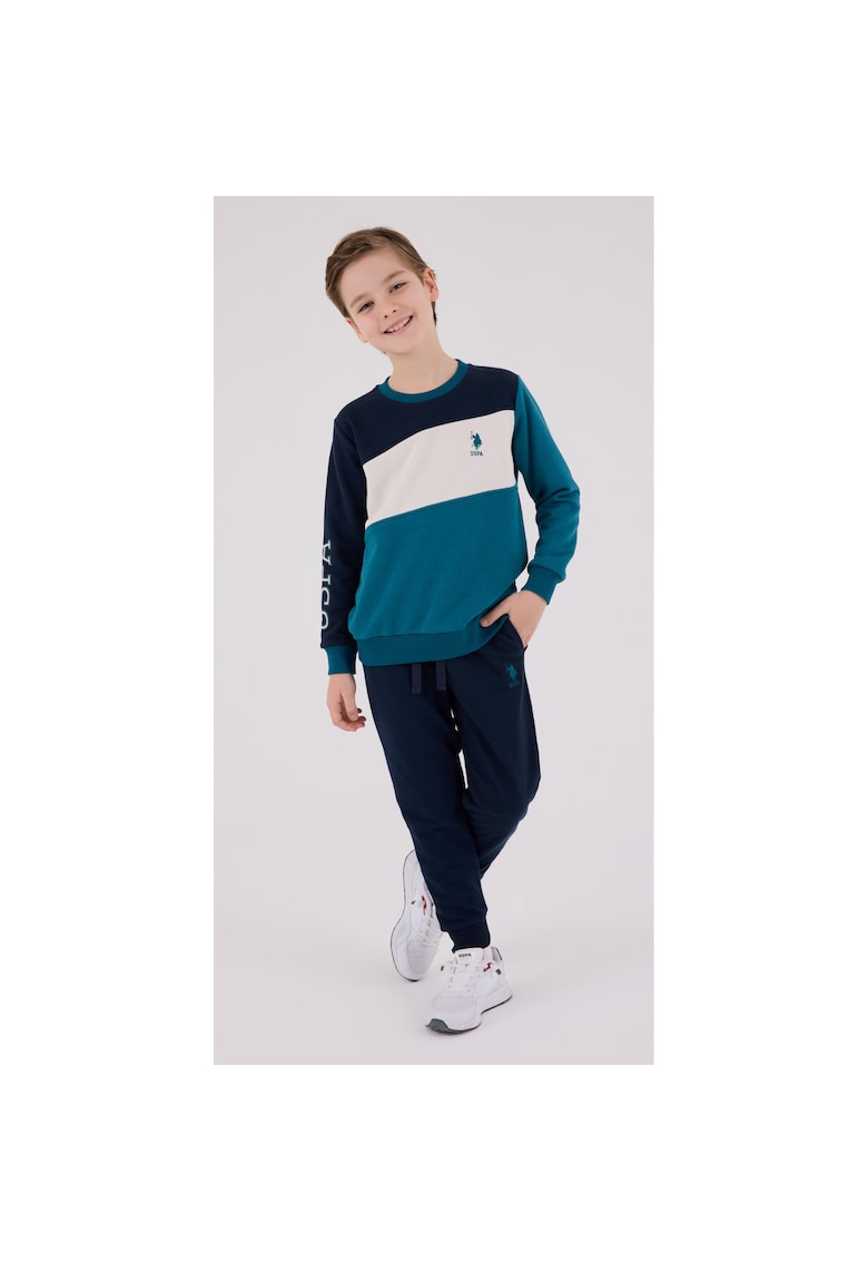 Set de bluza si pantaloni de trening - Bleumarin -