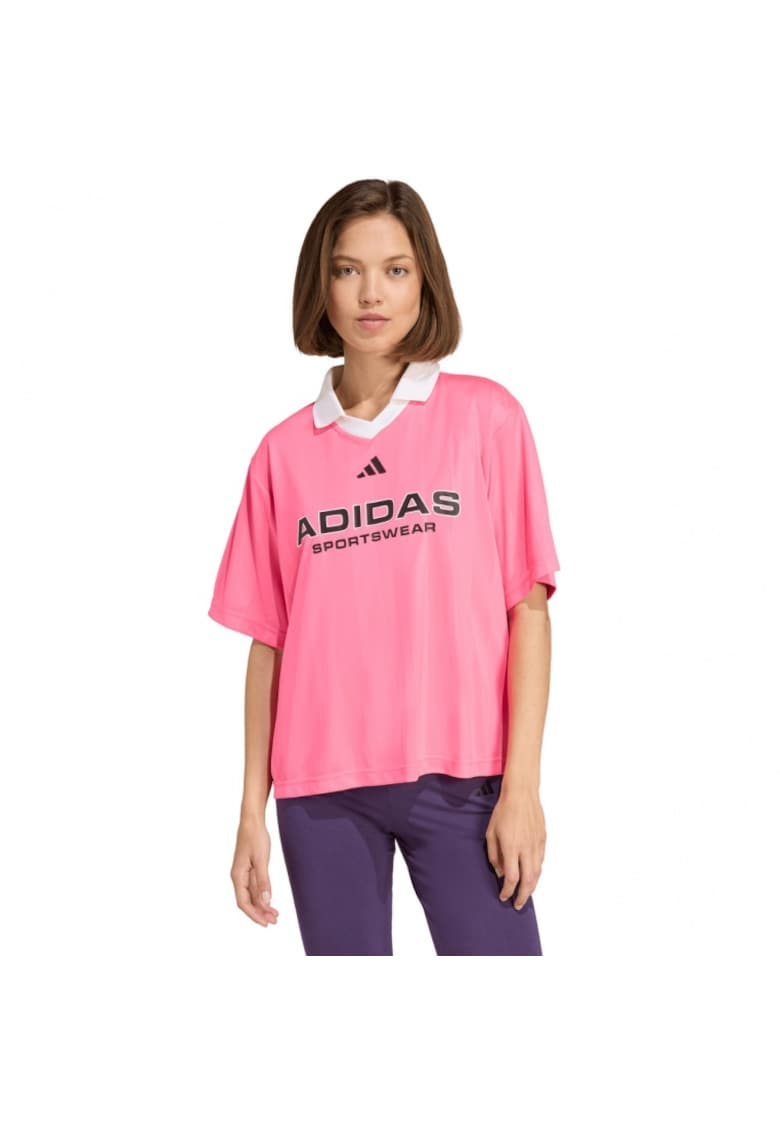 Tricou sport dama Tiro Q4 - roz - material respirabil