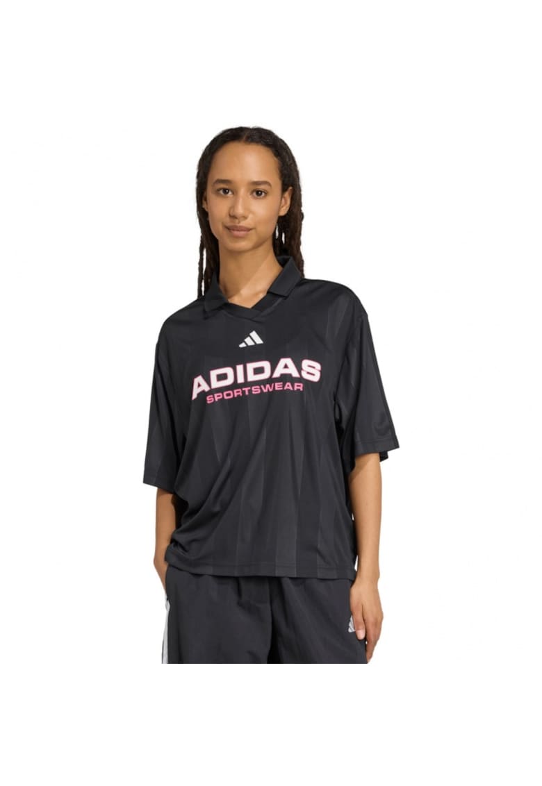 Tricou sport dama - Tiro Q4 - negru - material respirabil