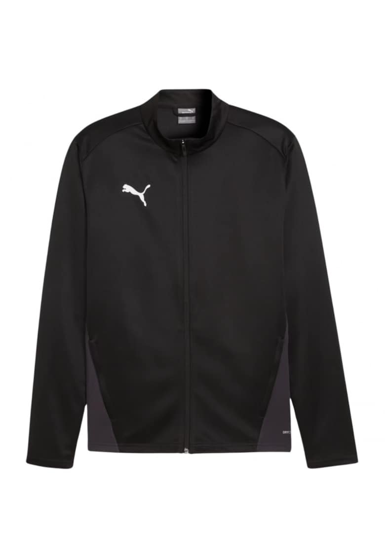 Bluza sport - Teamgoal - negru - fara gluga - cu fermoar