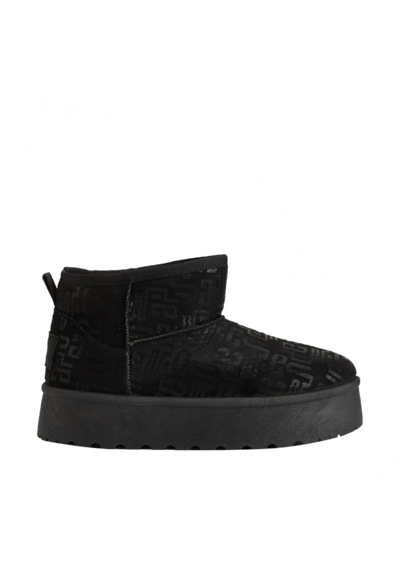 Ghete dama - Lcj-25-32-3655la - neagra - piele - Negru