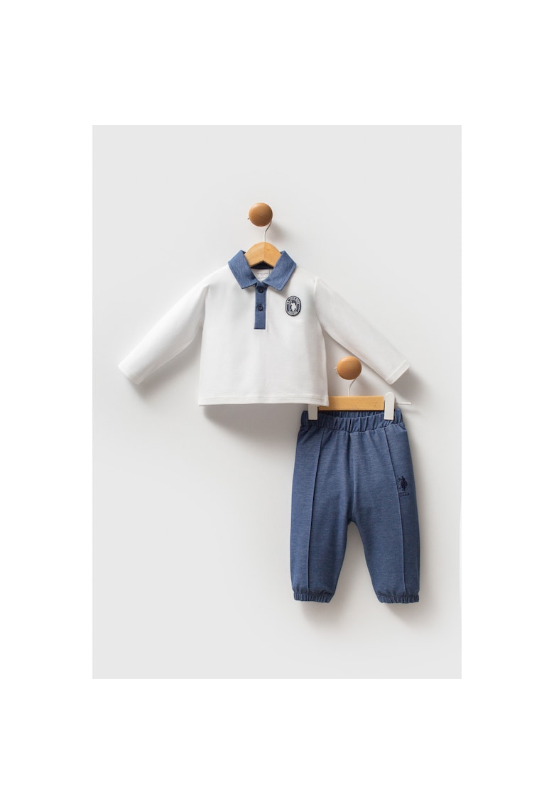 Set doua piese pentru bebelusi - USB2598-V1 - Alb