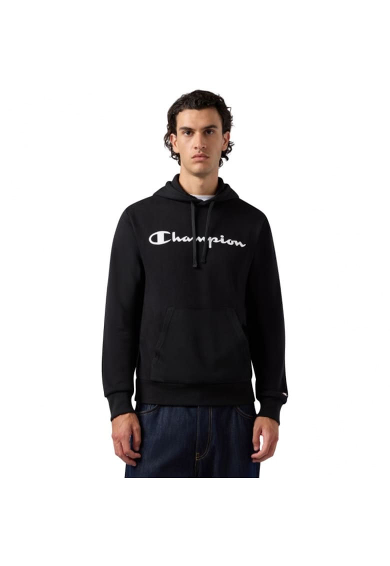 Hanorac negru - fara fermoar - barbati - stil de viata