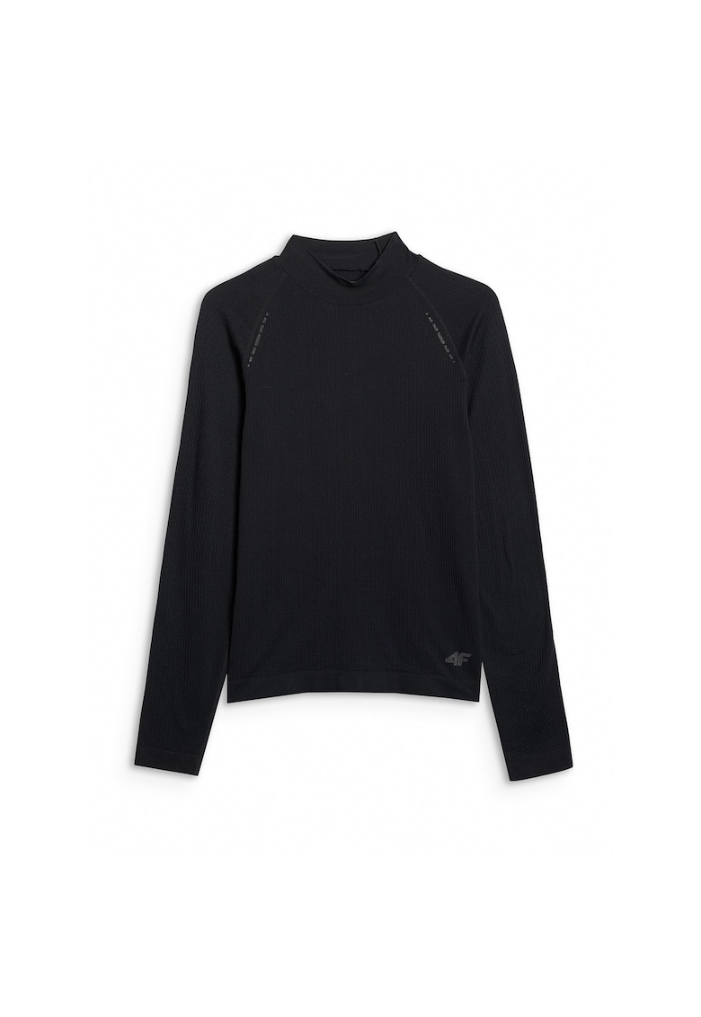 Bluza sport Barbati - Negru - Uscare Rapida - Maneca Lunga - Marime S/M