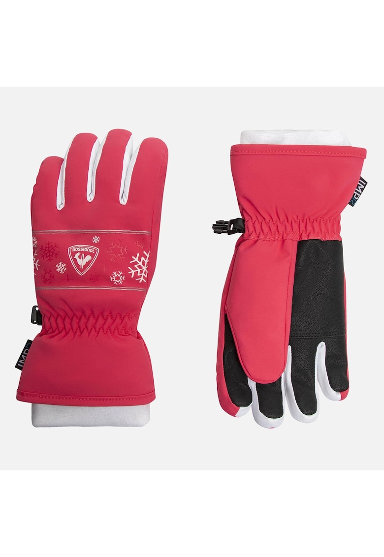 Manusi ski JR JANE IMPR G - culoare roz - pentru copii