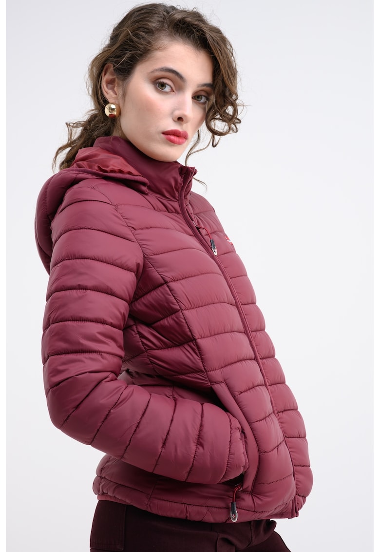 Geaca matlasata cu gluga detasabila Atika