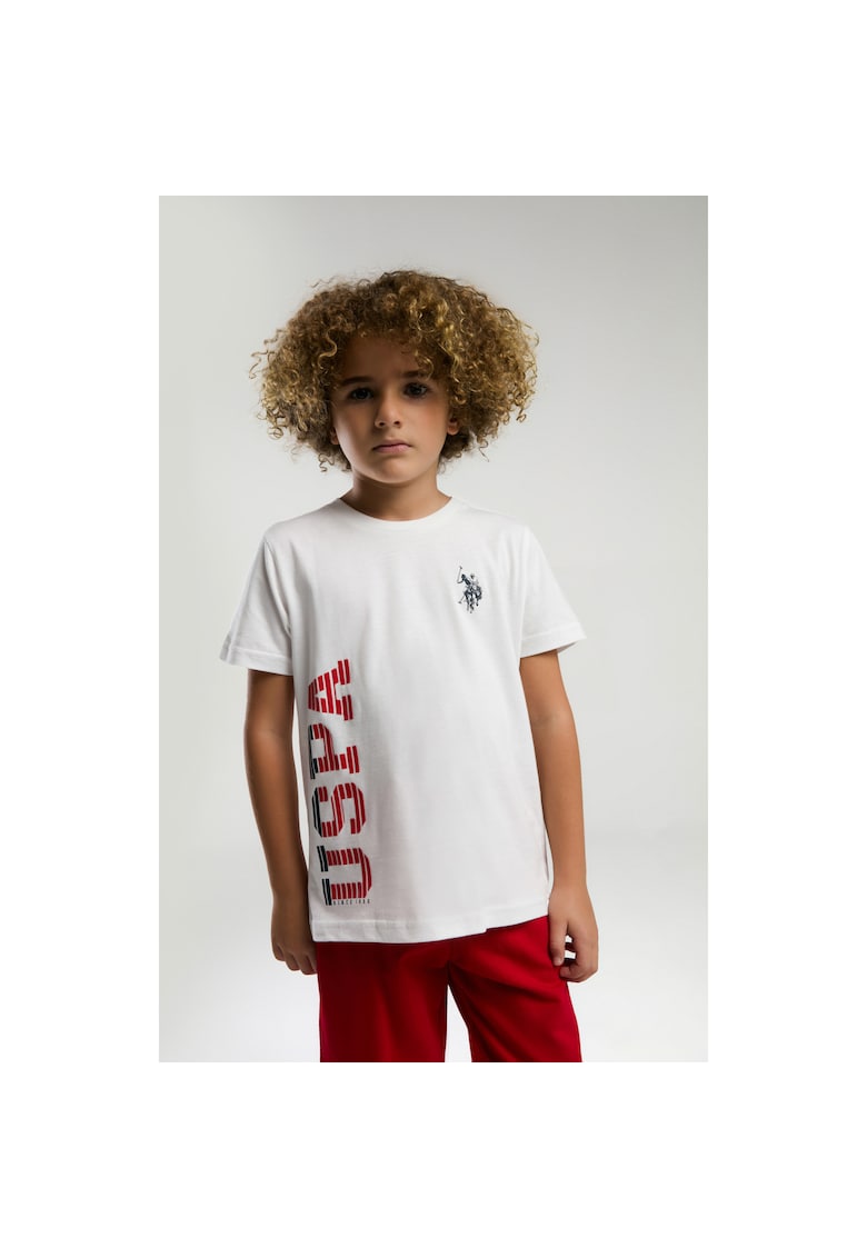 Set de tricou si bermude cu talie elastica