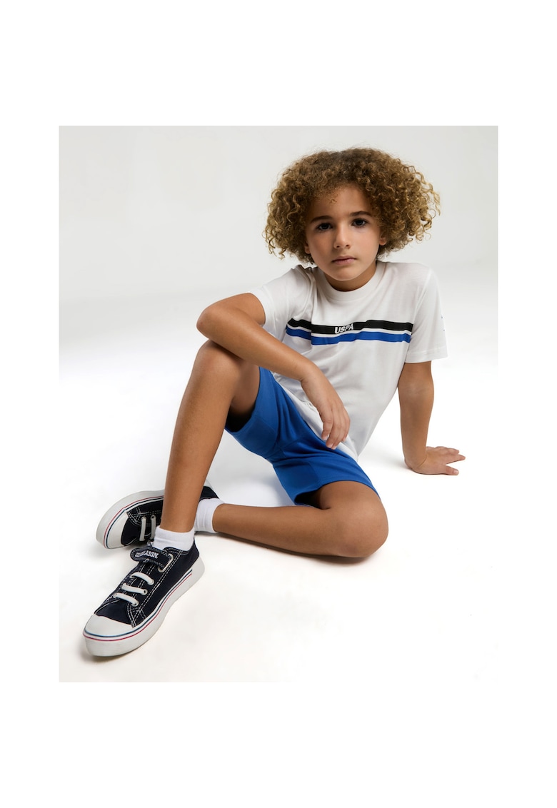 Set de bluza si pantaloni de trening - Alb -