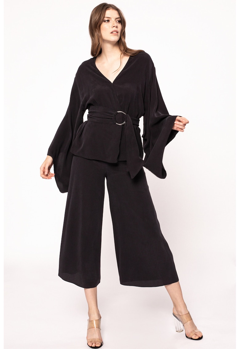 Pantaloni crop culotte