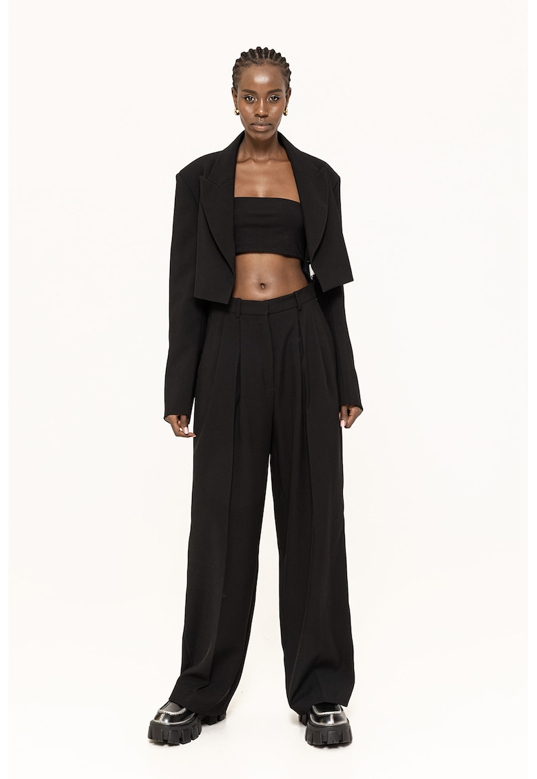 Sacou crop supradimensionat