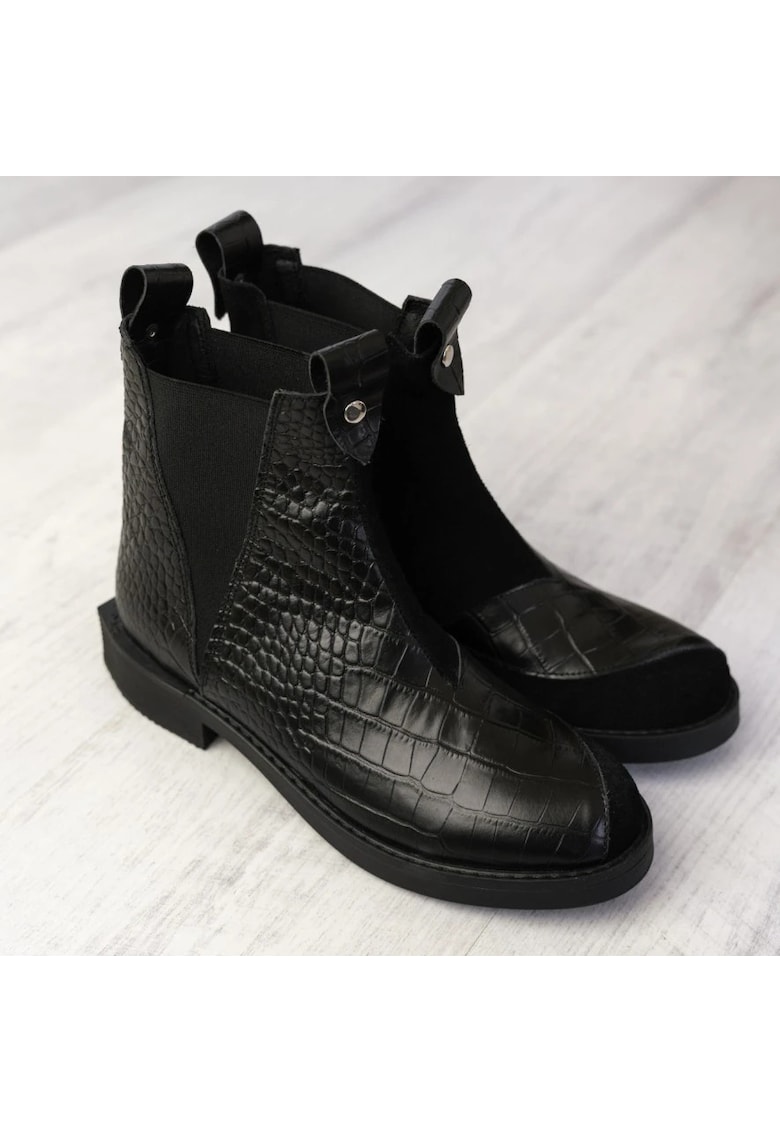 Ghete Chelsea din piele naturala Elegance