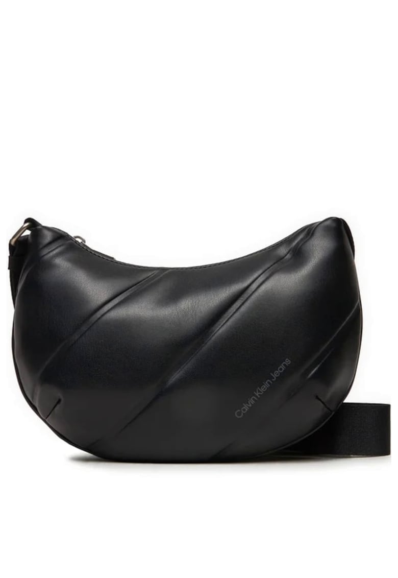Geanta dama Quilted Crescent Cb Bag24 K60K612370 Negru 24 x 17 x 6.5 cm