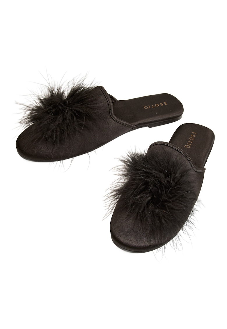 Slapi dama - de casa - negru Zella - Negru