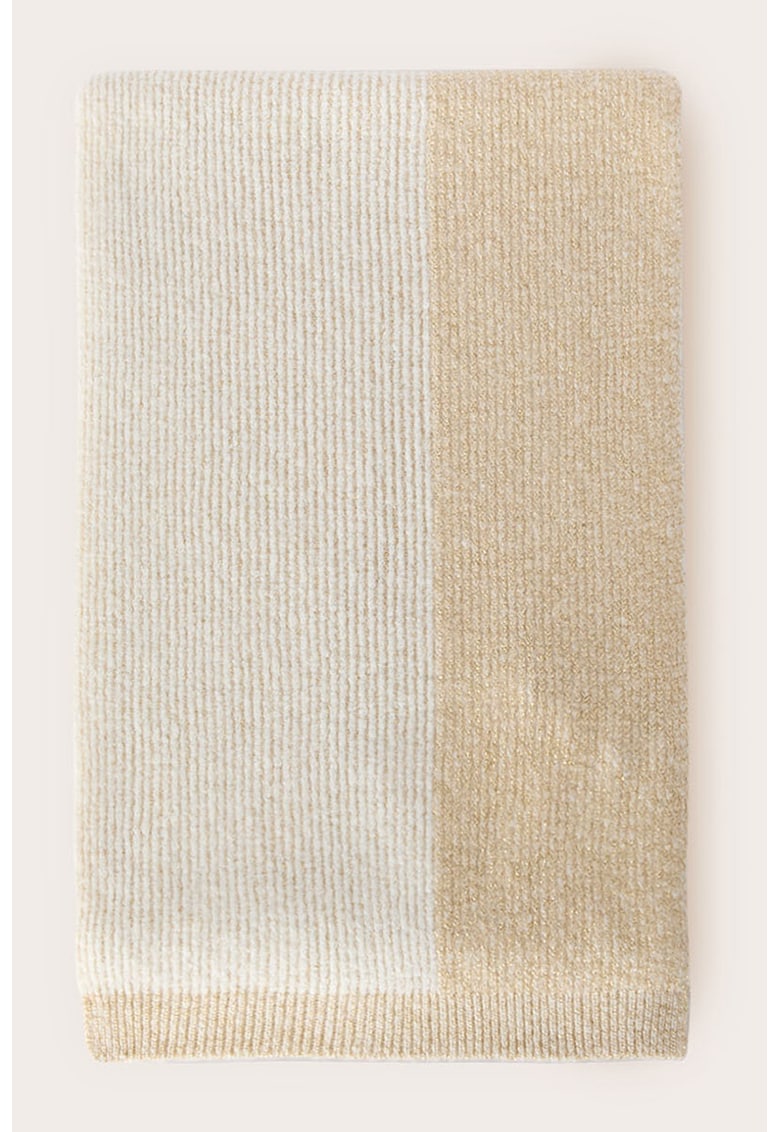 Fular striat cu model uni