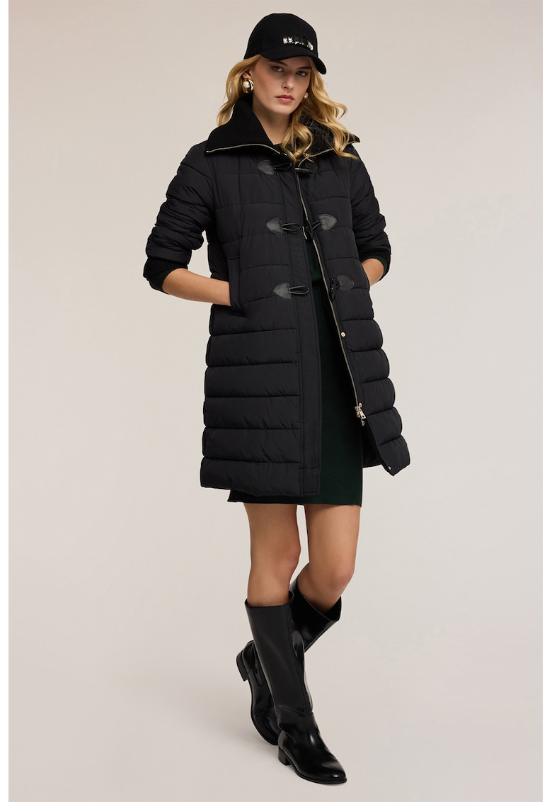 Geaca scurta matlasata - Negru