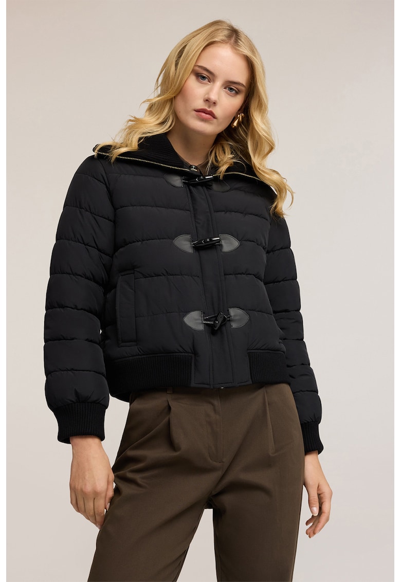 Geaca scurta cu vatelina - Negru