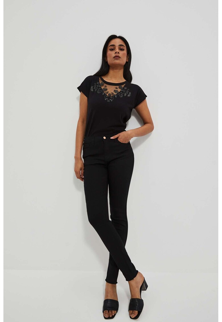 Jeans skinny negri - Negru
