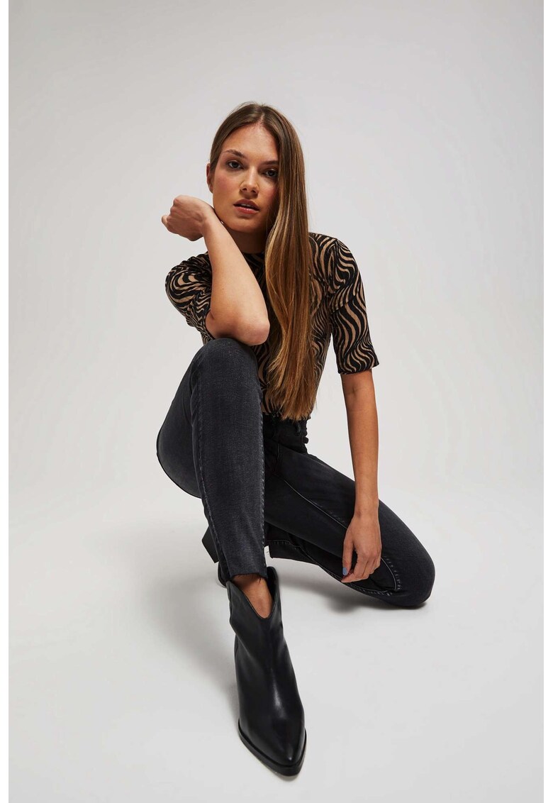 Jeans skinny grafit - Gri grafit